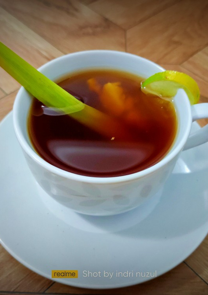 Foto resep Wedang Jahe Jeruk Nipis Gula Merah Anget Seger