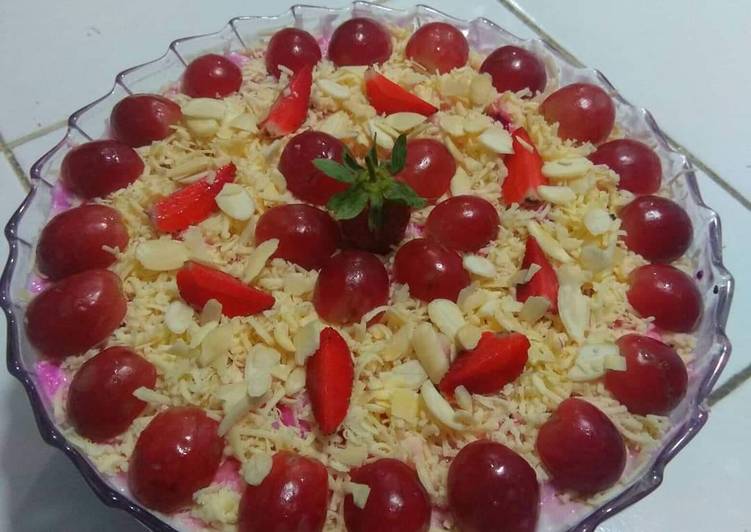 Cara Membuat Salad Buah Enak Dan Hemat, Lezat Sekali