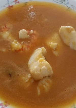 Una foto de Sopa de pescado