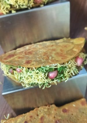 A picture of Desi Jowar Chana Quesadilla.