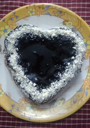 முட்டையில்லாத சாக்லேட்  சிரப் கேக் (Eggless Chocolate Syrup  cake recipe in Tamil) செய்முறை முக்கிய புகைப்படம்