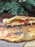 CALZONE CAPRESE sin levadura 🍅🧀🌿