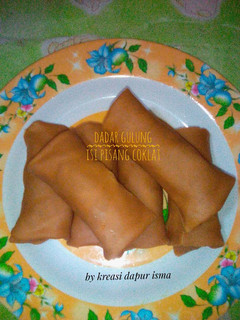 Foto resep Dadar Gulung Isi Pisang Coklat