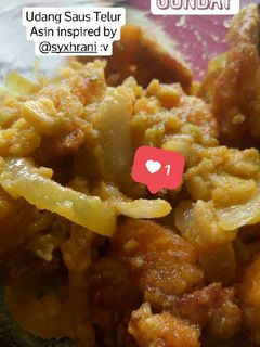 Foto resep Udang Saus Telur Asin