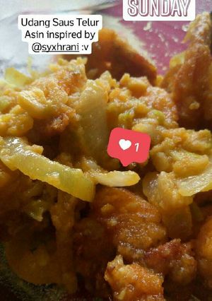 Foto resep Udang Saus Telur Asin
