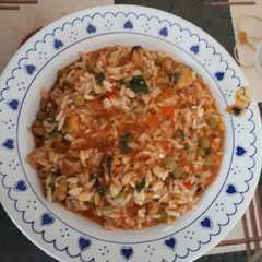 Una foto de Arroz con mejillones (a mi manera)