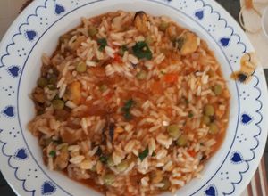 Una foto de Arroz con mejillones (a mi manera)