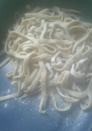 Una foto de Fideos caseros