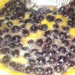 A picture of Buttermilk Blueberry Pie.