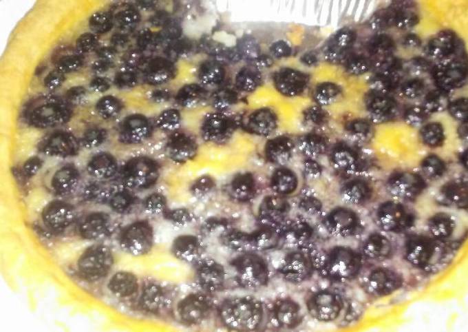 Recipe of Homemade Buttermilk Blueberry Pie