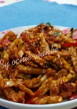 Foto resep Sambal goreng tempe kering