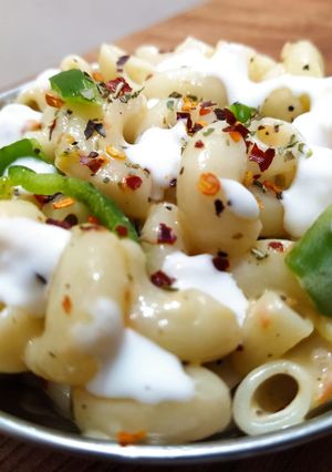 A picture of Cheesy Mayonnaise pasta.