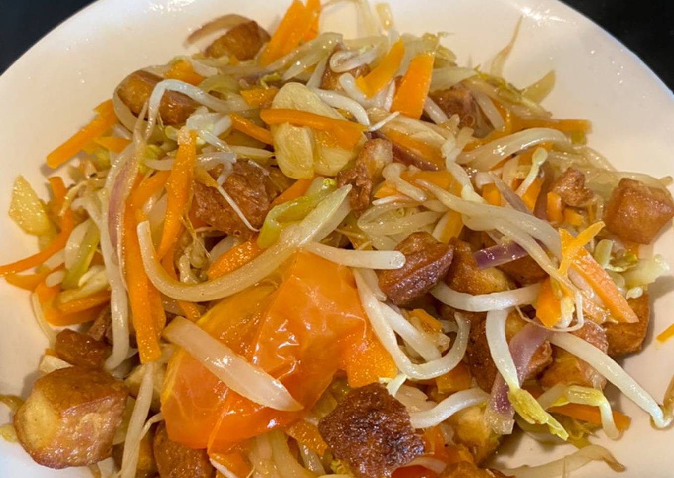 Tumis Kecambah Tahu