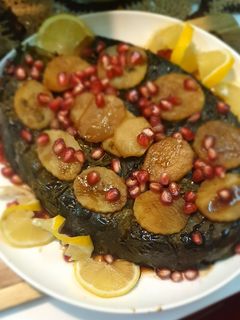 صورة لوصفة كيكة ورق العنب