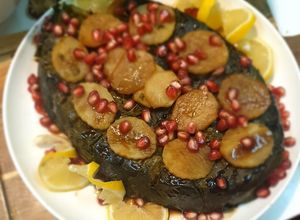 صورة لوصفة كيكة ورق العنب