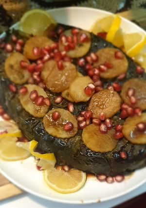صورة لوصفة كيكة ورق العنب