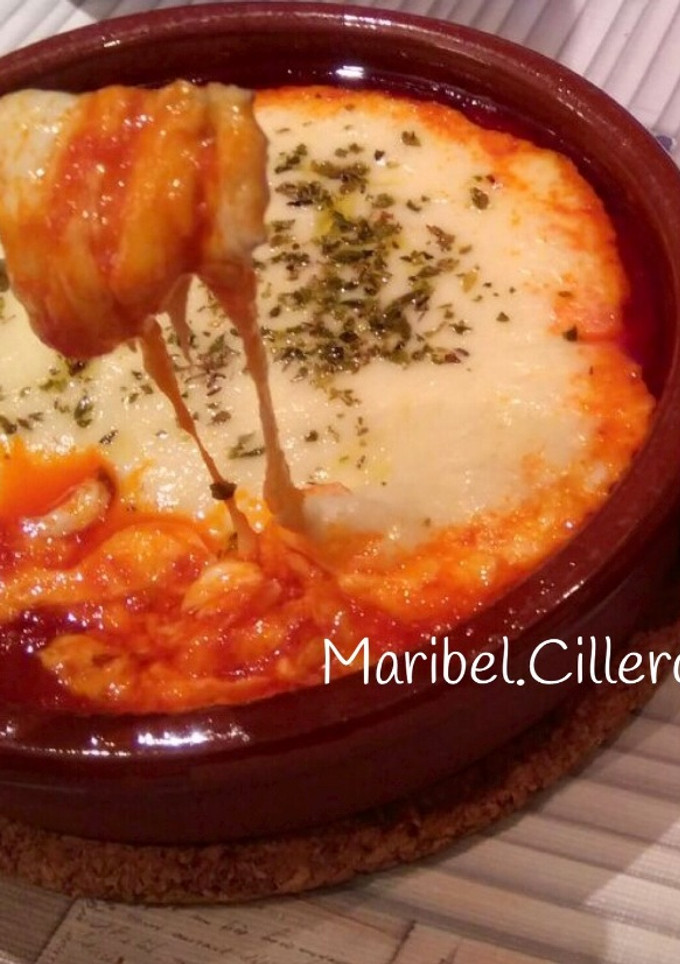 Una foto de Provolone al horno