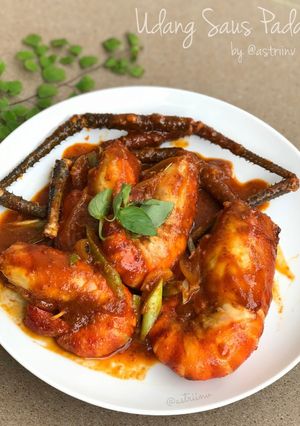 Foto resep Udang Saus Padang