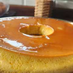 Una foto de Flan de Huevo