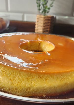 Una foto de Flan de Huevo