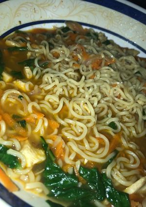 صورة لوصفة اندومي على طريقتي🍜
