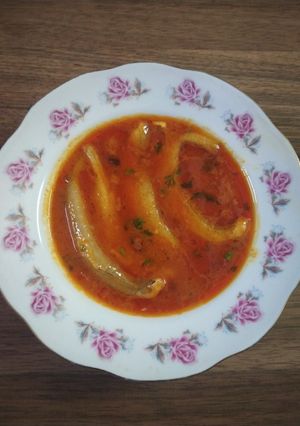 A picture of Bombay duck Curry.