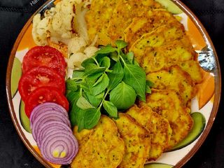 کوکوی سیب زمینی و گل کلم🥰
