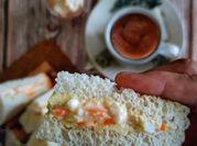 Gambar sandwich telur mayonis