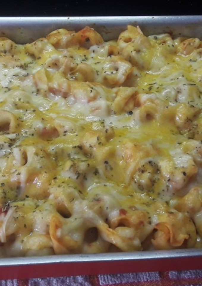 Una foto de Tortellini de queso