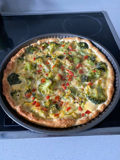 Una foto de Quiche de brócoli