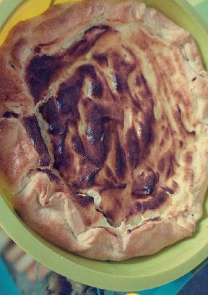 Une photo de Tarte à la truite fumée et au fromage frais