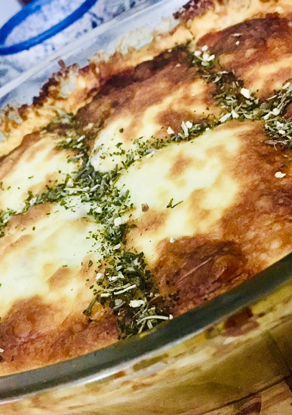 Una foto de PASTEL DE 🍆BERENJENAS🍆 RALLADAS 🍆🤩👌😋🍆