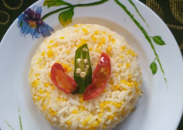 Cara Mudah Membuat Nasi jagung enak Sempurna
