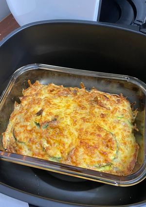 氣炸鍋_焗烤蔬菜烘蛋 的食譜成品照片