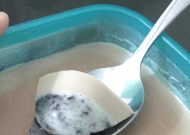 Bahan Puding OREO MILO | Langkah Membuat Puding OREO MILO Yang Lezat Sekali