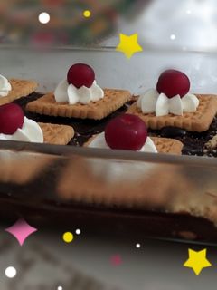 عکسی از دستور کیک یخچالی 😋