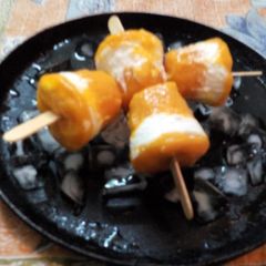 A picture of Mango popsicles.