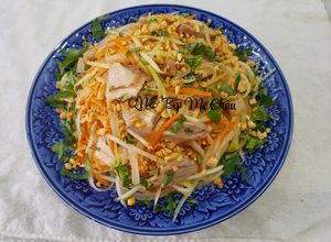 Hình của món Gỏi đu đủ thịt heo.
