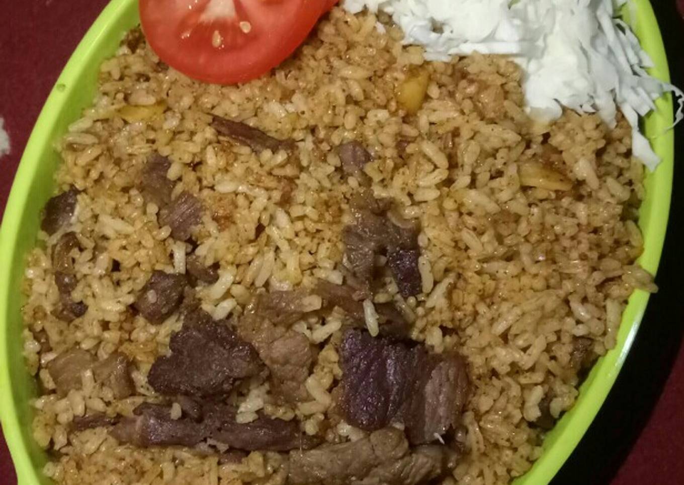Nasi Goreng bumbu Rendang