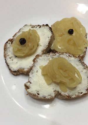Foto di Crostini alle cipolle e Philadelphia