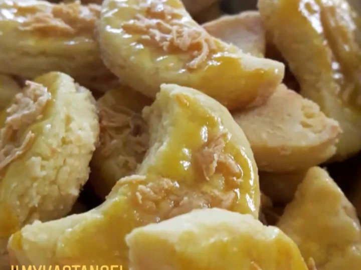 Langkah Gampang Membuat Resep Kastangel Lumer (eggless) yang Lezat Sekali Anti Ribet, Lezat