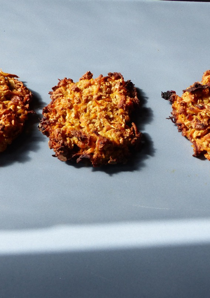 Una foto de Galletas de manzana y zanahoria, sin harina