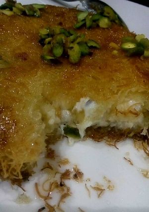 صورة لوصفة كنافة المقلاة