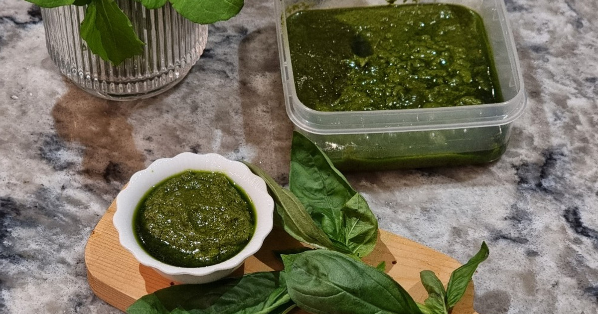 طريقة عمل صوص بيستو الريحان على اصولها بطريقة سهلة وسريعة من Hayat .K ...