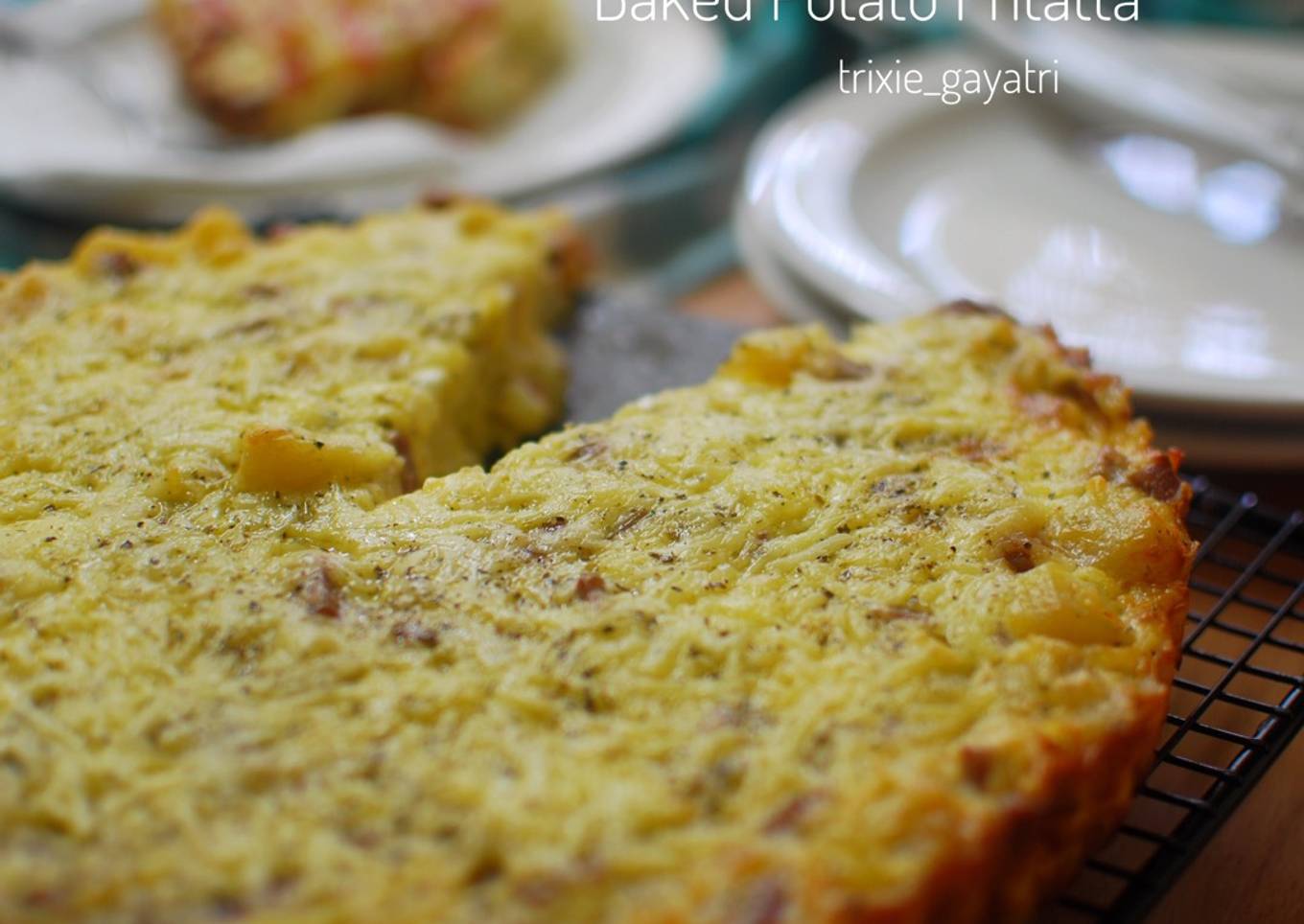 Baked Potato Fritatta (#pr2_recookindryhapsari)