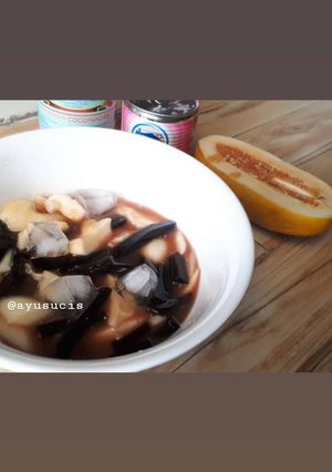 Foto resep Es timunsuri cincau hitam