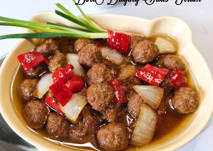 Resep Bola Daging Saus Tiram Oleh Seruni Puspa Indah Cookpad