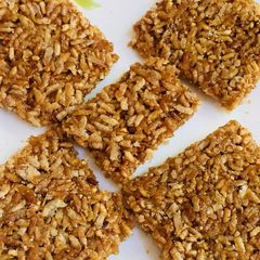 A picture of Poha ki Chikki.