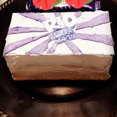 Blue berry cheese cake🎂 A picture of Blue berry cheese cake🎂.