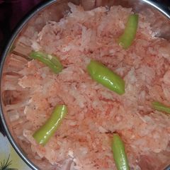 Smoke wala mooli ka salad A picture of Smoke wala mooli ka salad.